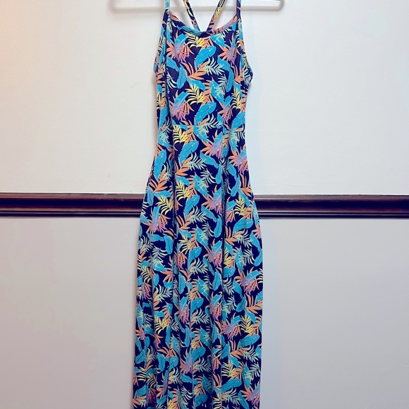 Pact Dresses & Skirts - Pact Retired Tropical Print Fit and Flare Midi Dress